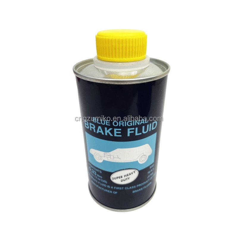330ml DOT3 Brake Fluid Synthetic Iron Can Brake Fluid for Motorcycle and Automobile